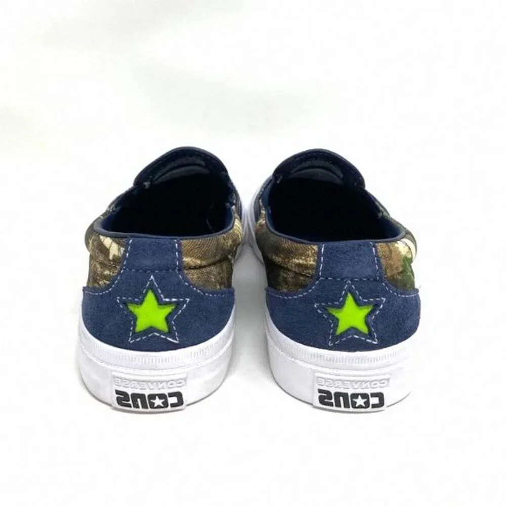 💖MEGA SALE💖CONVERSE Women's ONE STAR CC SLIP 168666C Canvas Blue Obsidian